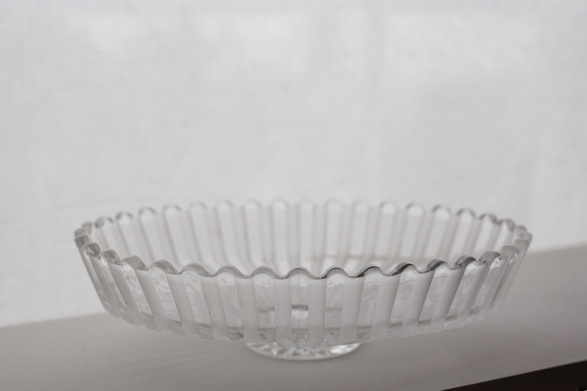 Baccarat 19th Century “Oval Deep Plate” | couperin