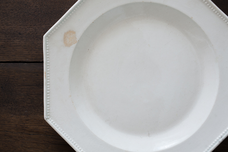 ファイアンスフィーヌ、古手のオクトゴナル皿 | couperin